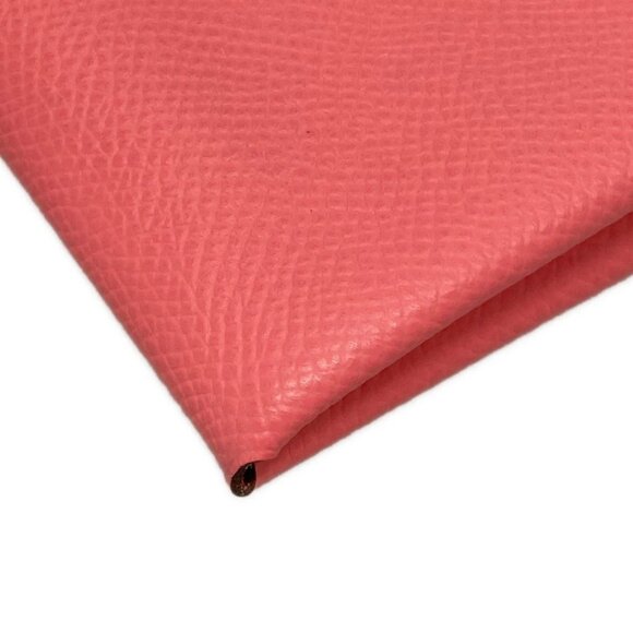 Auth HERMES Calvi Duo - Rose Azalee Veau Epsom B Coin Case - Picture 6 of 11